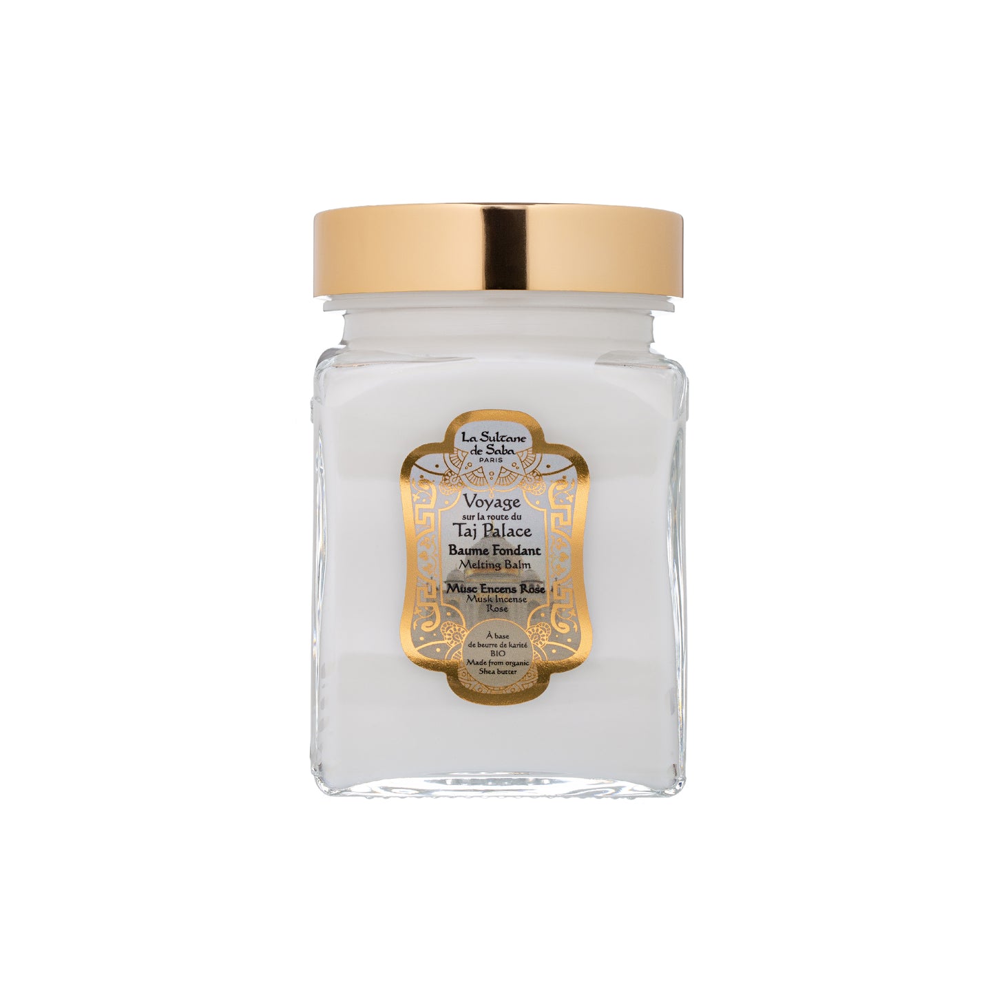 La Sultane de Saba Taj Palace Body Balm – rožė, muskusas, smilkalai – tirpus kūno balzamas 300ml