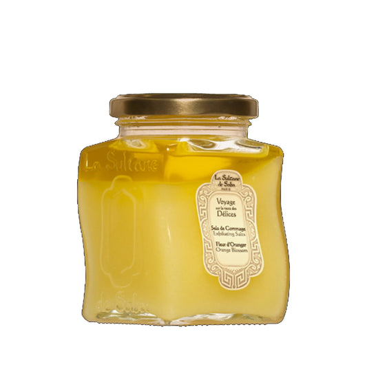 La Sultane de Saba Fleur d’Oranger – Orange Blossom Exfoliating Salts – apelsinų žiedai – druskos šveitiklis 300g
