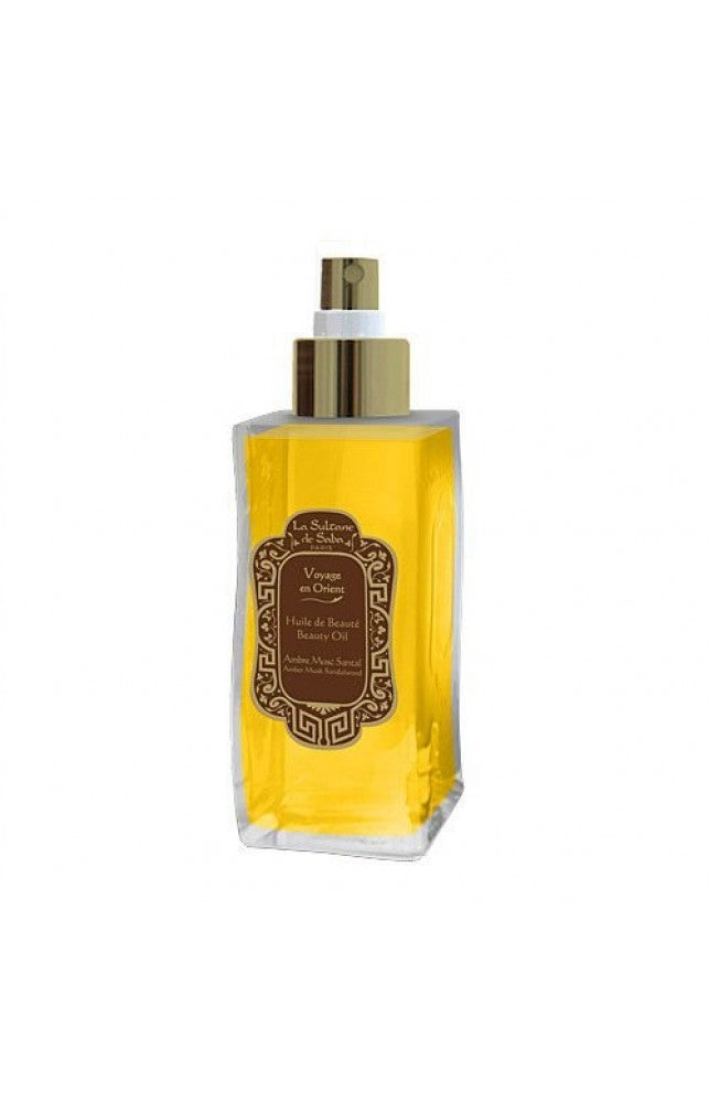 La Sultane de Saba Voyage en Orient Beauty Oil – gintaras, muskusas, santalmedis – grožio aliejus