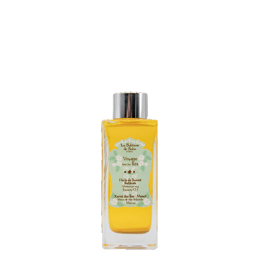 La Sultane de Saba Shea of the Island Beauty Oil – figos, orchidėjos – blizgantis kūno aliejus 100 ml.