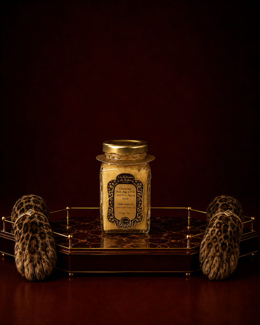 La Sultane de Saba Gold ans Champagne Anti-age Peeling – veido aukso šveitiklis 100ml