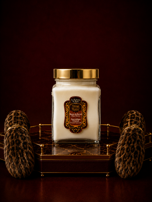 La Sultane de Saba Oriental Ayurvedic Scented Shea Butter – gintaras, vanilė, pačiulis – taukmedžio sviestas 300g