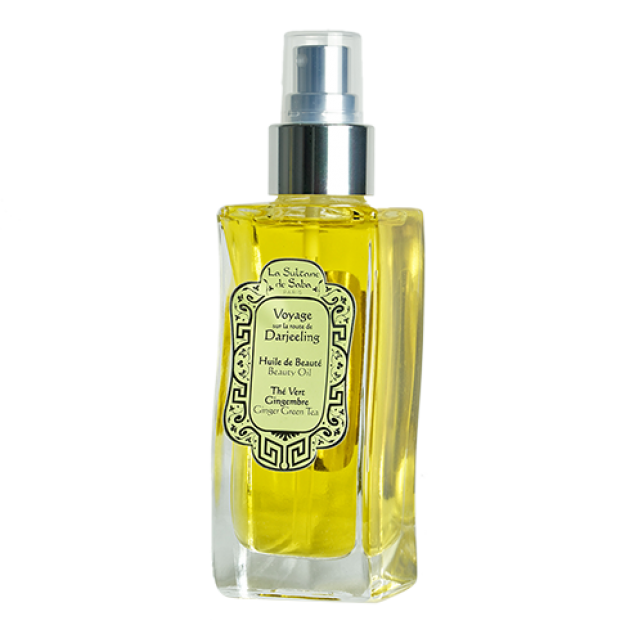 La Sultane de Saba Darjeeling Beauty Oil – imbieras, žalioji arbata – grožio aliejus