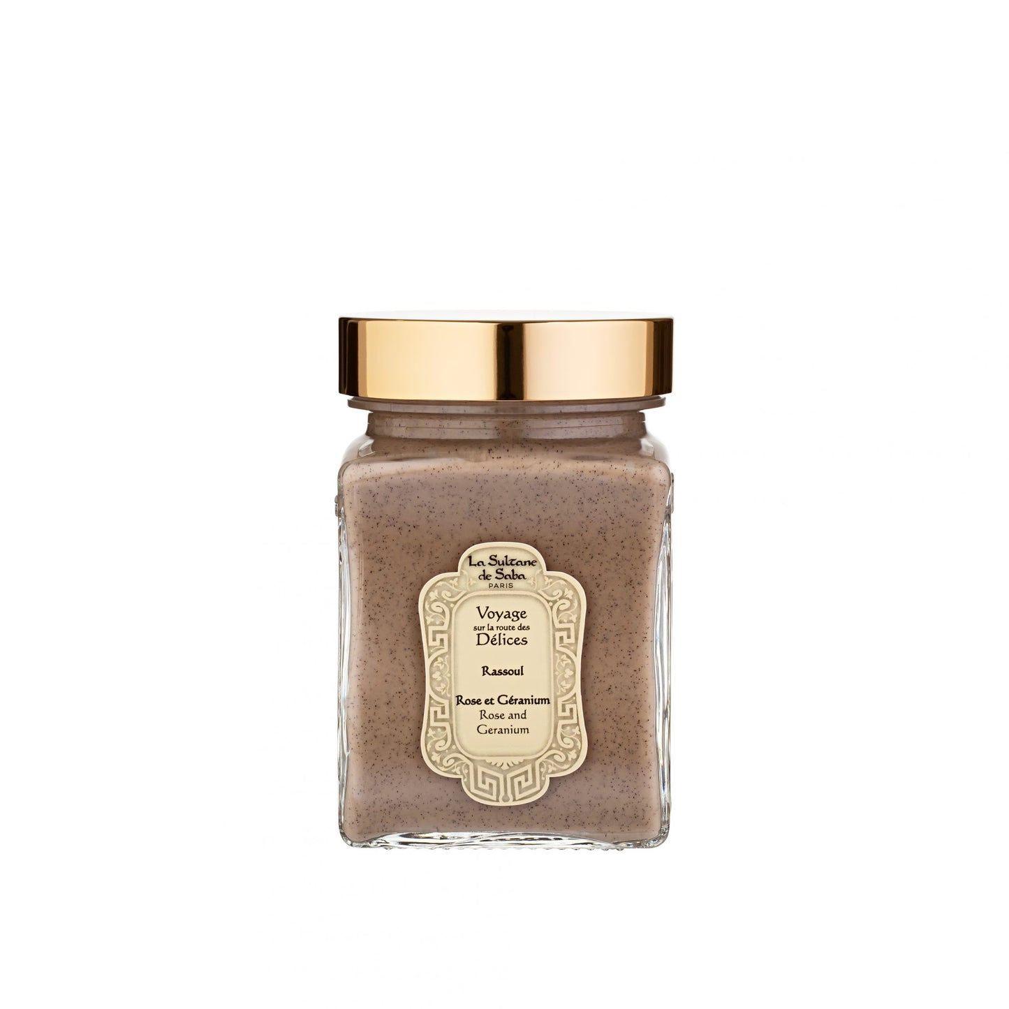 La Sultane de Saba Hamam Rituals Rassoul Rose and Geranium – rožė, pelargonija – muilas – Kaukė 300g