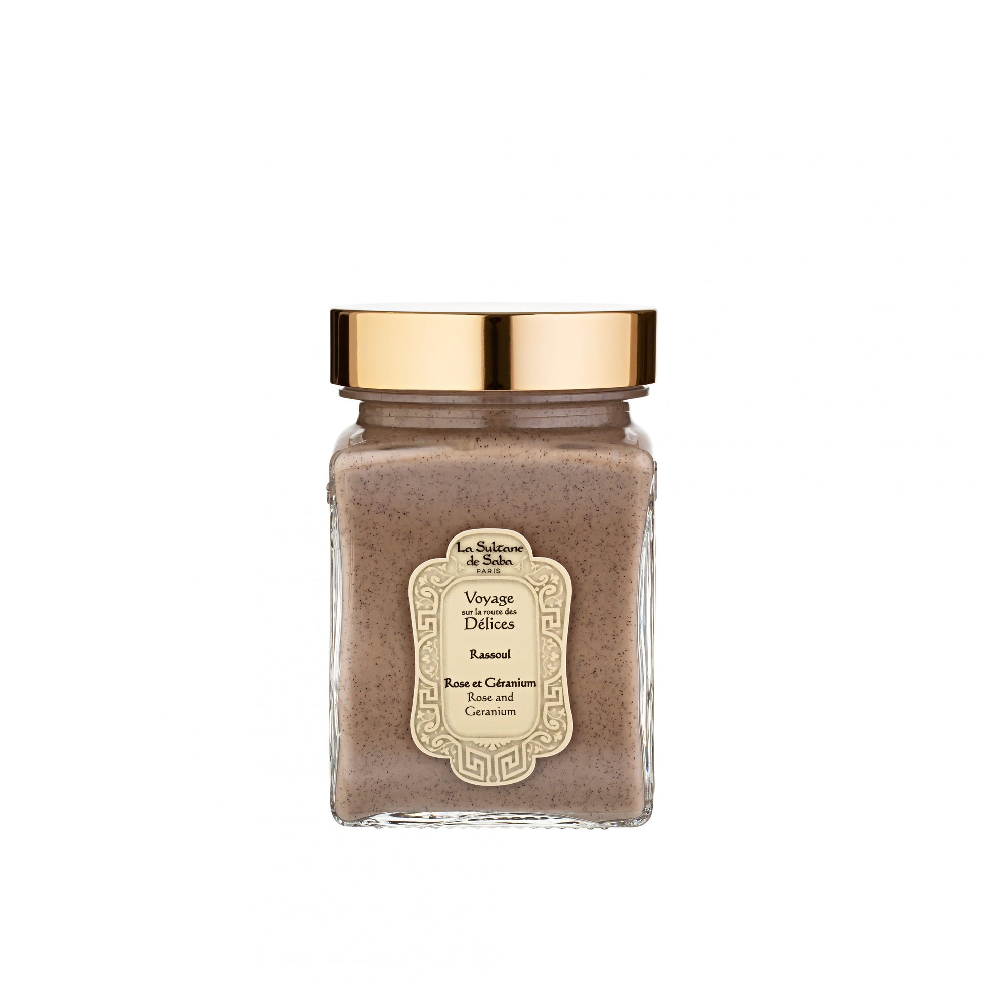 La Sultane de Saba Hamam Rituals Rassoul Rose and Geranium – rožė, pelargonija – muilas – Kaukė 300g