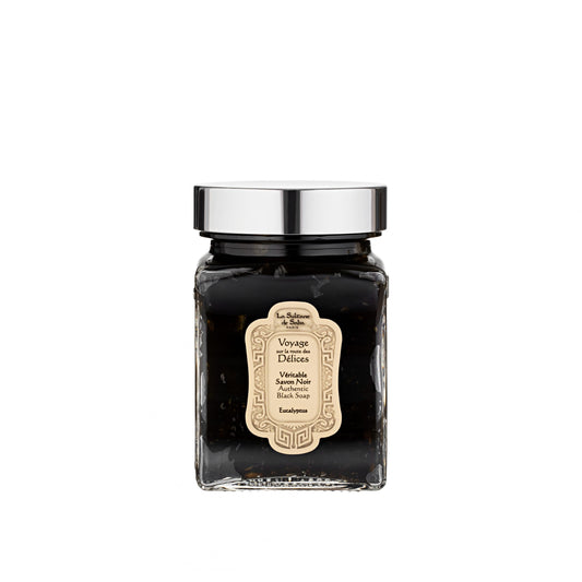 La Sultane de Saba Hamam Rituals Eucalyptus Black Soap – Juodasis muilas su eukaliptu 300g