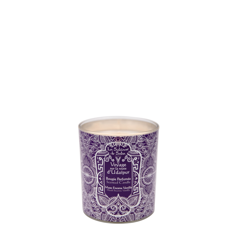 La Sultan de Saba Candle Udaipur Candle Musk Incense Vanilla Fragrance – muskuso smilkalų vanilės kvapo žvakė 165 g
