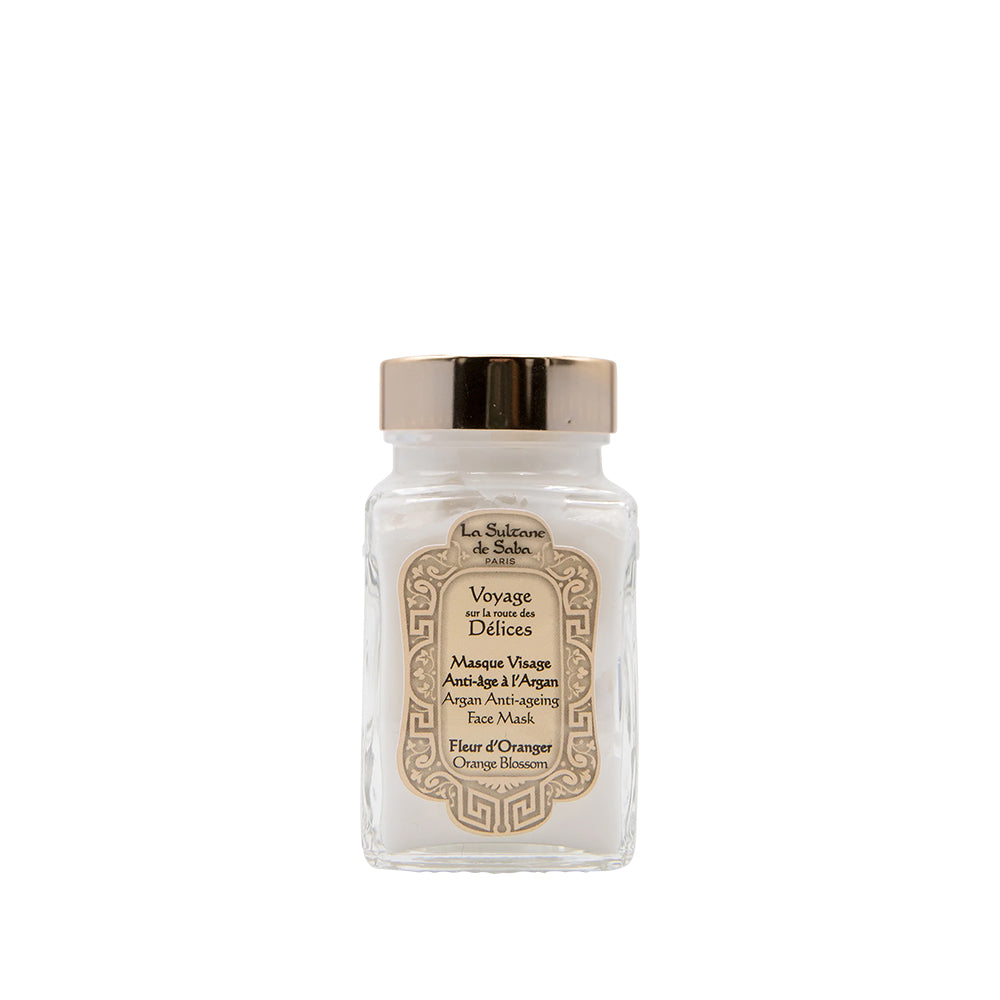 La Sultane de Saba Argan and Orange Blossom Face Mask – argano ir apelsinų žiedų veido kaukė 100ml