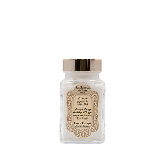 La Sultane de Saba Argan and Orange Blossom Face Mask – argano ir apelsinų žiedų veido kaukė 100ml