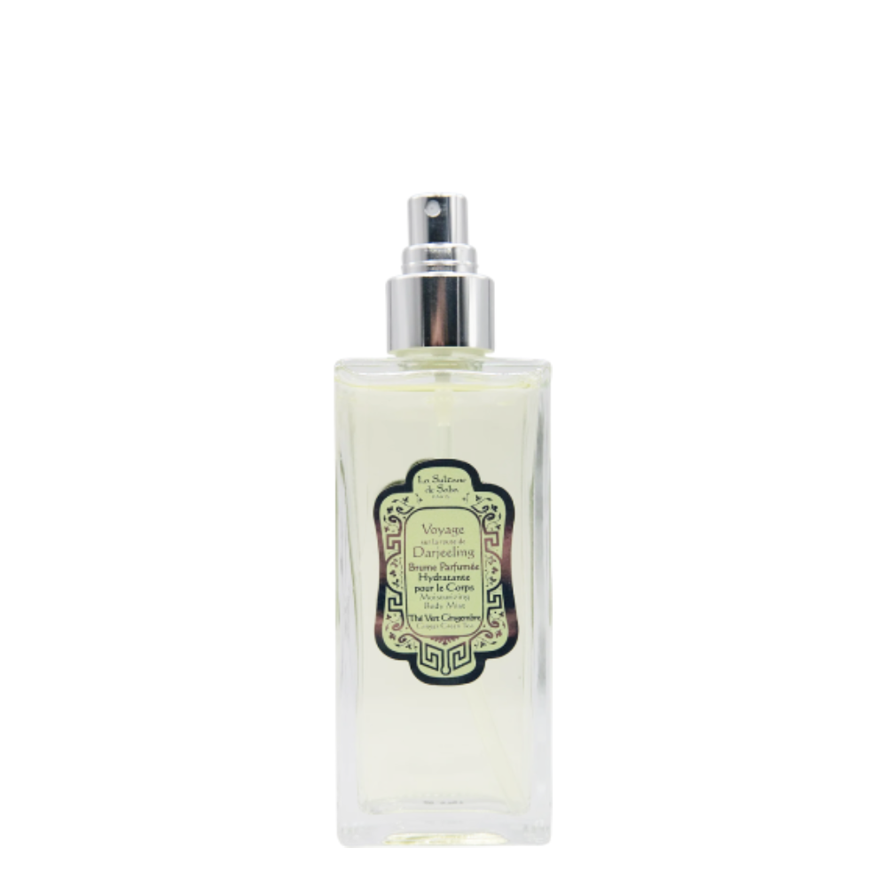 La Sultane de Saba Darjeeling Moisturing Body Mist – imbieras, žalioji arbata – drėkinamoji dulksna 200 ml