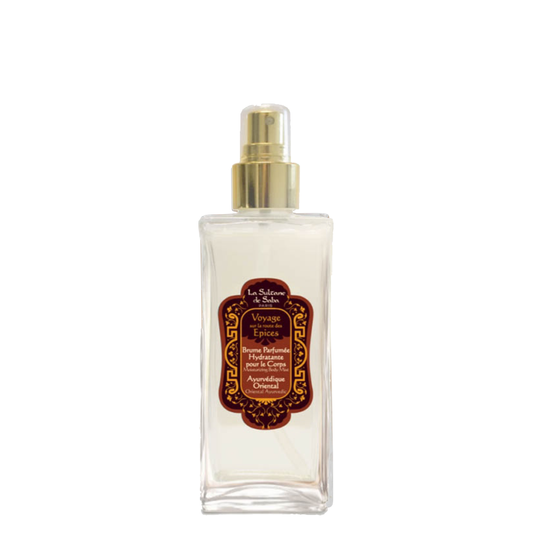 La Sultane de Saba Oriental Ayurvedic Scented Moisturing Body Mist – gintaras, vanilė, pačiulis – drėkinamoji dulksna 200 ml