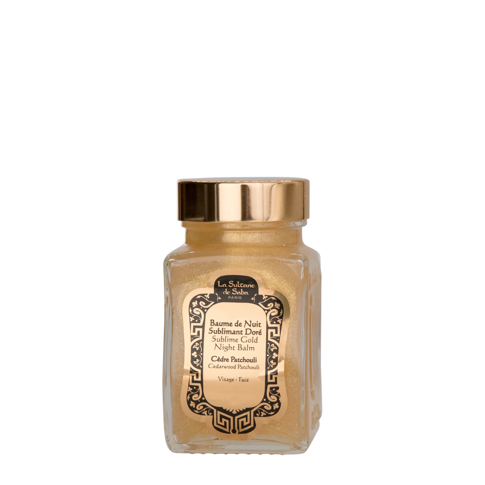 La Sultane de Saba Sublime Gold Night Balm Cedarwood Patchouli Fragrance – naktinis balzamas kedrų ir pačiulių aromatas 100 ml