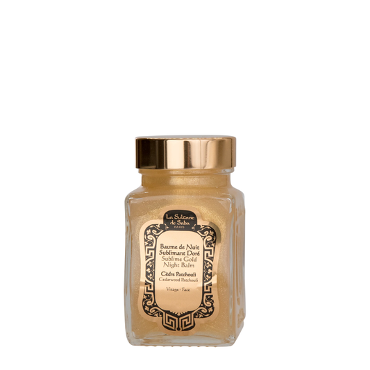La Sultane de Saba Sublime Gold Night Balm Cedarwood Patchouli Fragrance – naktinis balzamas kedrų ir pačiulių aromatas 100 ml