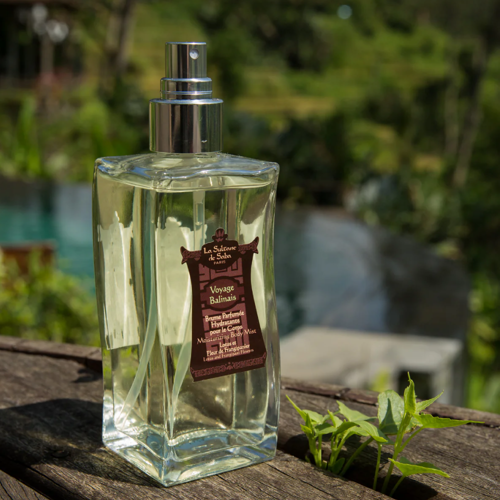 La Sultane de Saba Moisturizing Mist Lotus and Frangipani Flower Fragrance – lotosas, frangipanių gėlės – dėkinamoji dulksna 200 ml