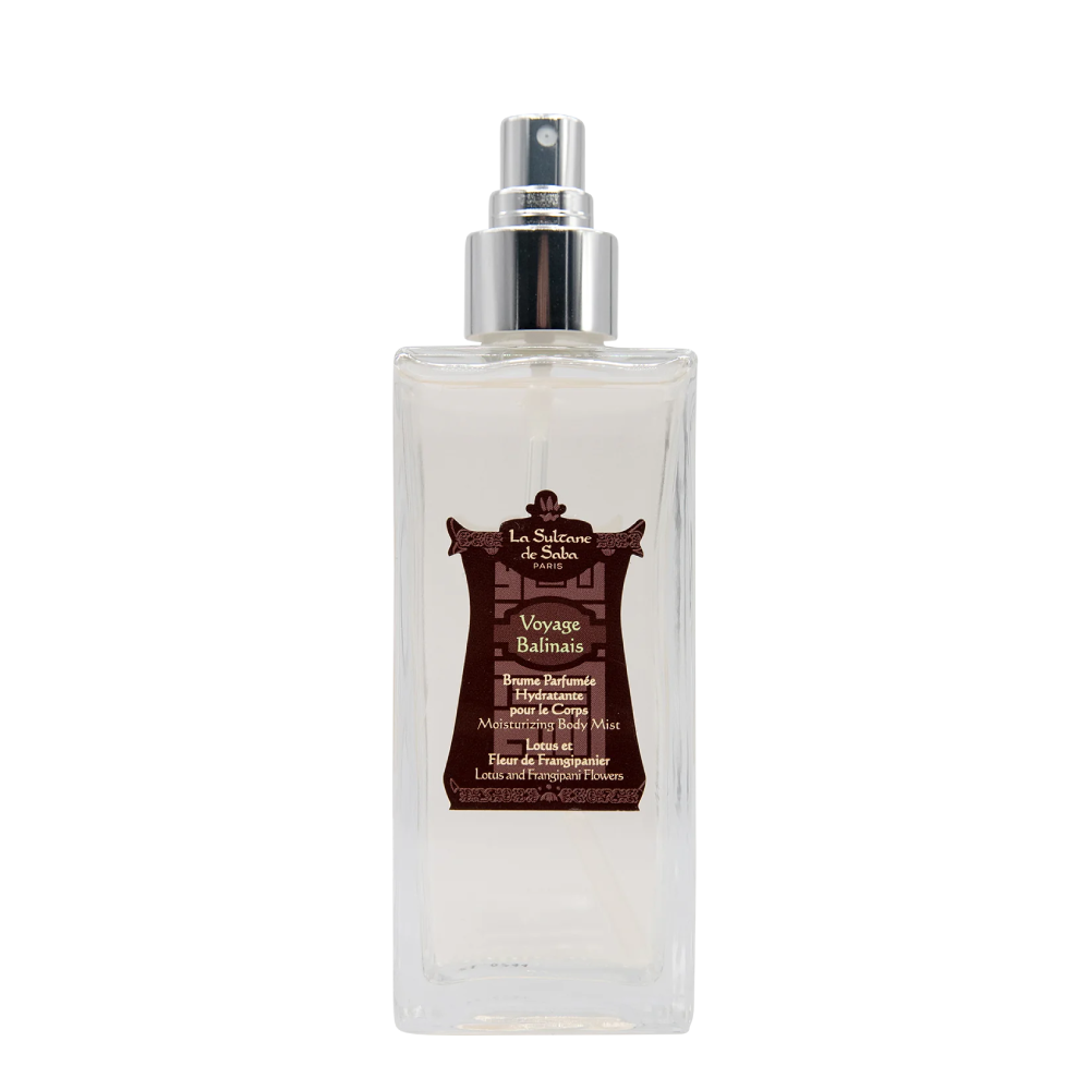 La Sultane de Saba Moisturizing Mist Lotus and Frangipani Flower Fragrance – lotosas, frangipanių gėlės – dėkinamoji dulksna 200 ml