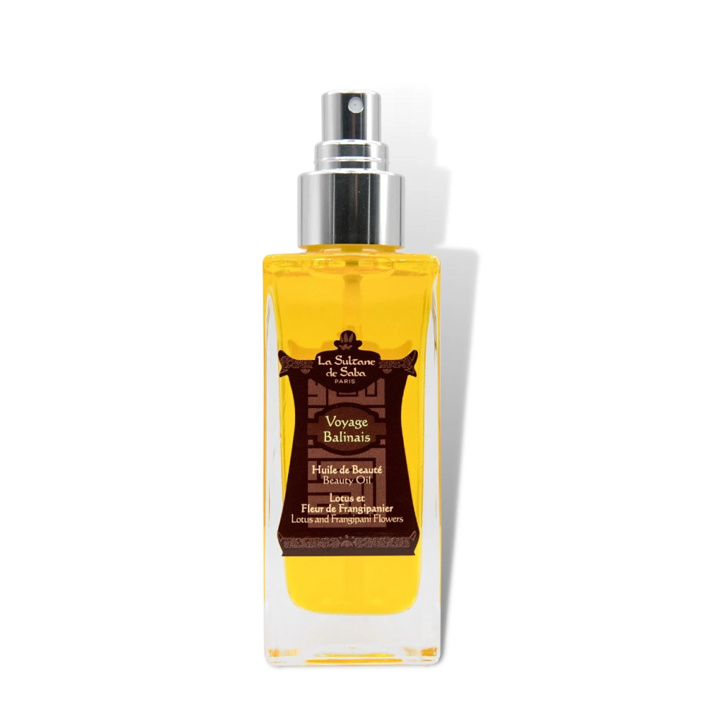 La Sultane de Saba Bali Beauty Oil – lotosas ir frangipanio žiedai – grožio aliejus