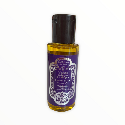 La Sultane de Saba Udaipur Beauty Oil – muskusas, smilkalai, vanilė – grožio aliejus 50 ml