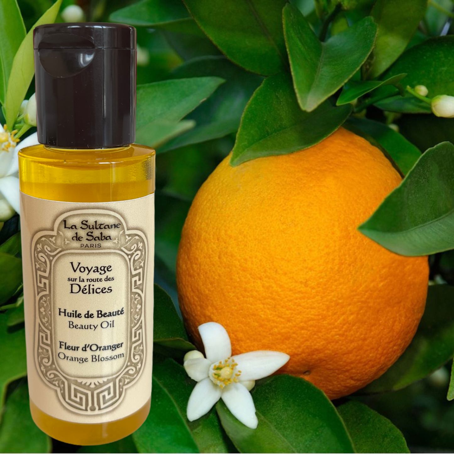 La Sultane de Saba Fleur d’Oranger – Orange Blossom Beauty Oil – apelsinų žiedai – grožio aliejus 50ml