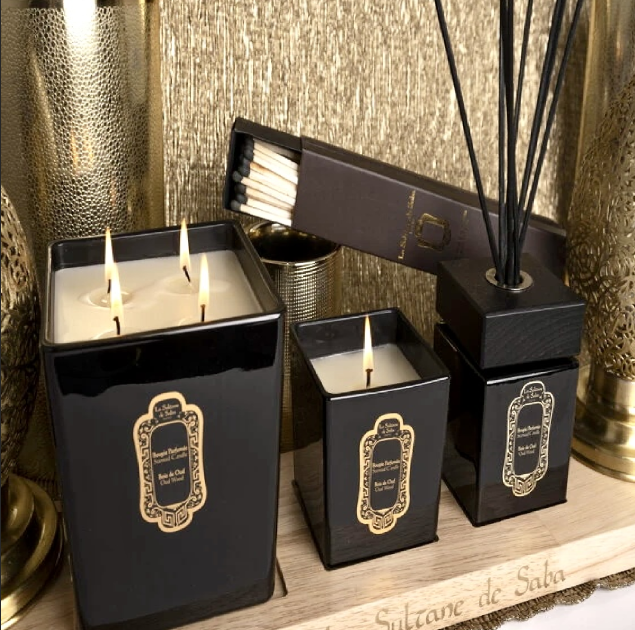 La Sultan de Saba Oud Wood Candle – mediena – žvakė 200 g