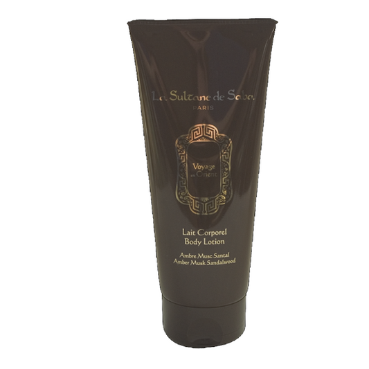 La Sultane de Saba Voyage en Orient Body Lotion – gintaras, muskusas, santalmedis – kūno losjonas 200ml