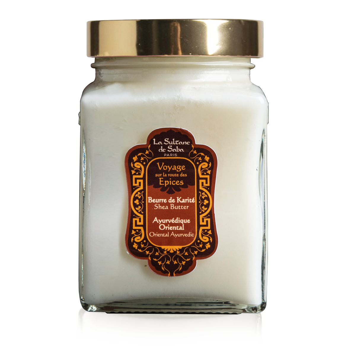 La Sultane de Saba Oriental Ayurvedic Scented Shea Butter – gintaras, vanilė, pačiulis – taukmedžio sviestas 300g