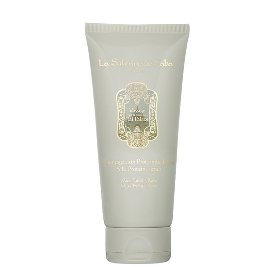 La Sultane de Saba Taj Palace Peeling – rožė, muskusas, smilkalai – šilko baltymų šveitiklis 200ml