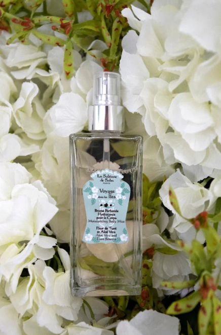 La Sultane de Saba Island Aloe Vera and Tiare Flower Fragrance Moisturizing Mist – alavijas ir tiaros žiedai – drėkinamoji dulksna 200 ml