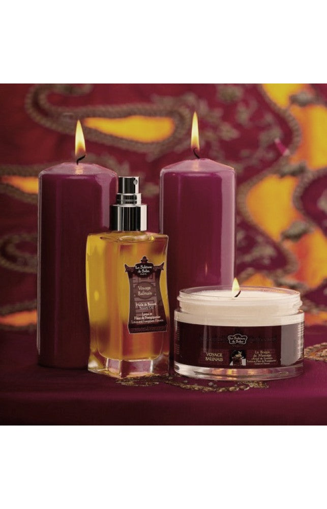 La Sultane de Saba Bali Beauty Oil – lotosas ir frangipanio žiedai – grožio aliejus