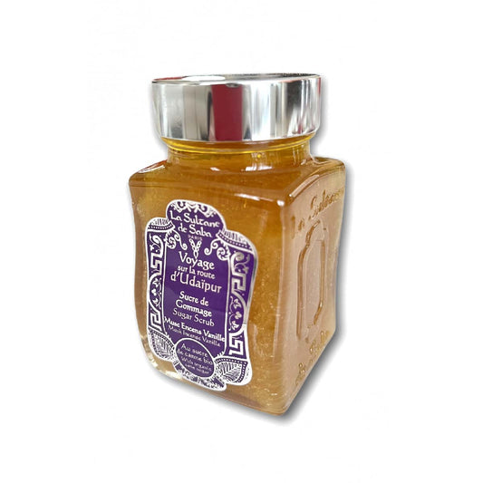 La Sultane de Saba Udaipur Sugar Scrub – muskusas, smilkalai, vanilė – cukraus šveitiklis 100g