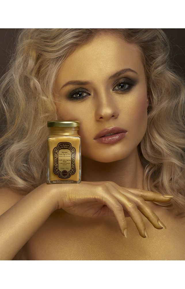 La Sultane de Saba Gold and Champagne – sublimacinė aukso veido kaukė 100 ml