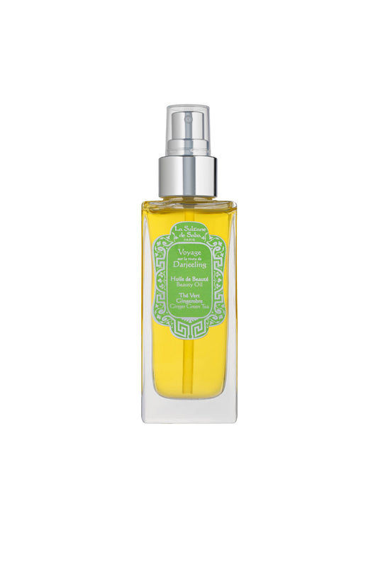 La Sultane de Saba Darjeeling Beauty Oil – imbieras, žalioji arbata – grožio aliejus